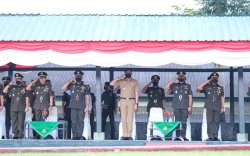 Bupati Gowa Dampingi Pangdam Hasanuddin Penutupan Pendidikan Pertama Tamtama TNI