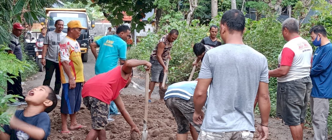 Digagas Sekretaris Join, Gerakan Perbaikan Jalan Swadaya di Jeneponto Terus Berlanjut