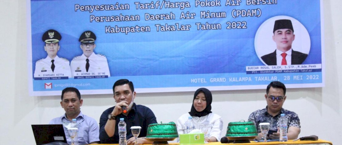 Dua Belas Tahun Merugi, PDAM Takalar Lakukan Penyesuaian Tarif Air Bersih Dua Belas Tahun Merugi, PDAM Takalar Lakukan Penyesuaian Tarif Air Bersih