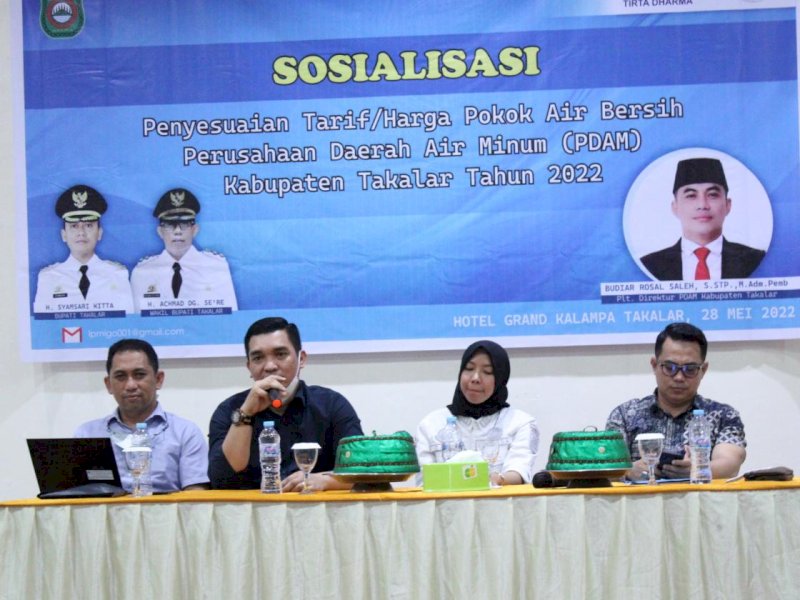Dua Belas Tahun Merugi, PDAM Takalar Lakukan Penyesuaian Tarif Air Bersih