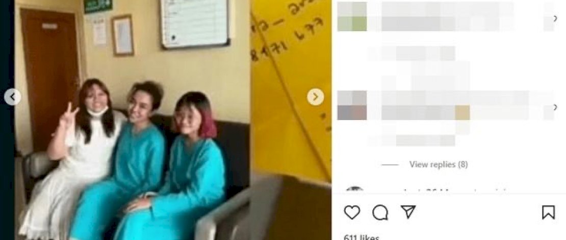 Pottret Medina Zein lagi di RSJ.