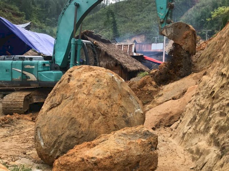 Longsor di Simbuang Toraja, Dinas PUTR Sulsel Lakukan Penanganan Darurat