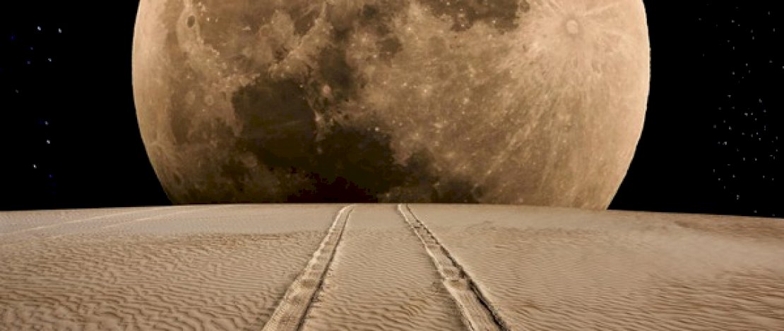 Ilustrasi penampakan Bulan