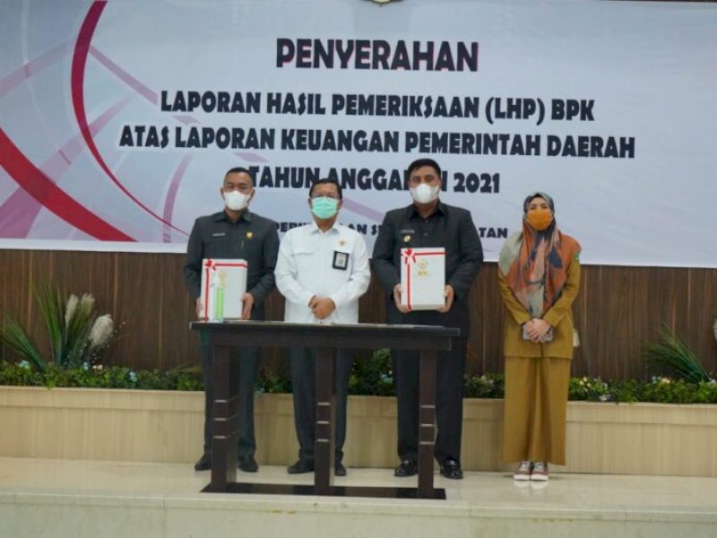 Lagi, Pemkab Maros Kembali Raih WTP dari BPK RI Secara Berturut-turut