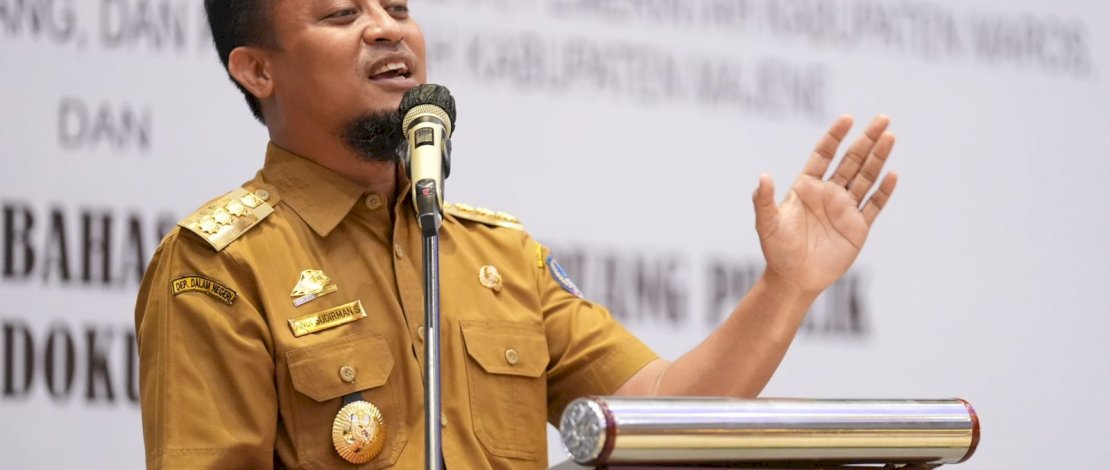 Gubernur Sulsel, Andi Sudirman Sulaiman.