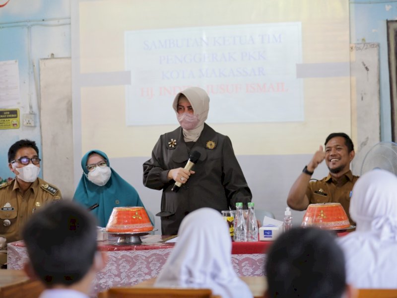 Berantas Stunting, DKP - PKK Makassar Ajak Siswa SD Jajan Sehat