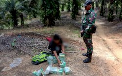 Warga Pinrang Diamankan TNI Bersama Sabu-sabu 13,6 Kilo di Perbatasan Indonesia-Malaysia