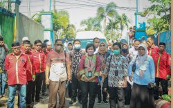 Sekda-Kadinsos Sambut Tim Penilai Kampung KB