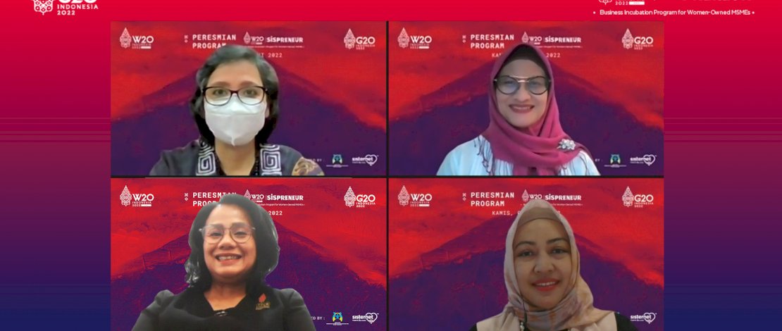 Dukungan Untuk Pengusaha Wanita Sisterprenuer Salurkan Rp300 juta bantuan Modal