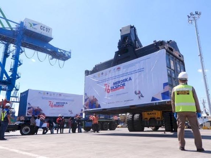 Data BPS: Nilai Ekspor Sulsel Turun 28,6 Persen YoY di Desember 2023