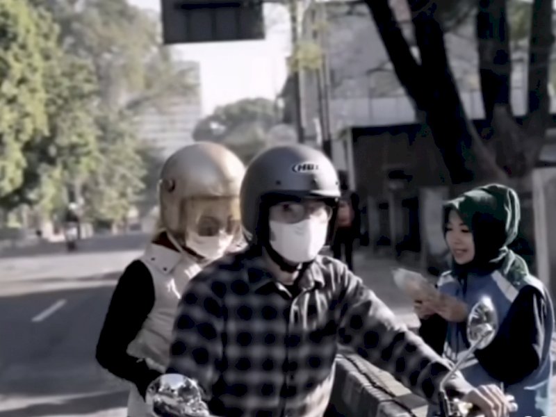 Rindu, Atalia Bagikan Momen Motoran Bareng Eril Khan