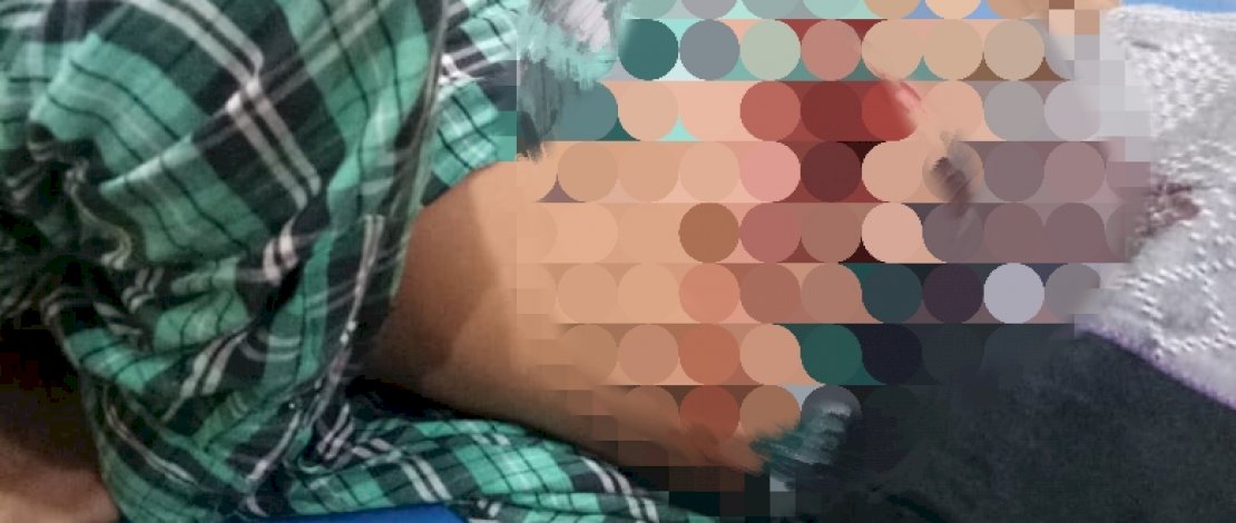 Korban dirawat di Rumah Sakit.