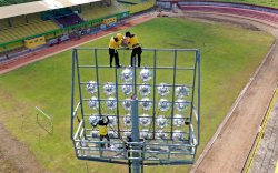 Turut Tonton Pertandingan PSM VS Sulut United, Tim  LIB Mulai Verifikasi Stadion BJ Habibie