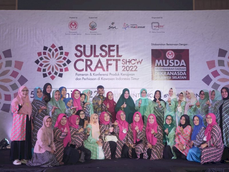 Ajang Sulsel Craft 2022, Dekranasda Luwu Pamerkan Batik dan Kerajinan dari Limbah