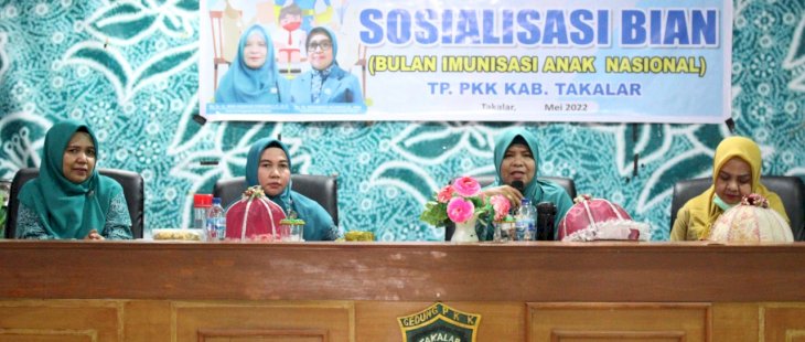 Genjot Pelaksanaan Imunisasi, TP PKK sosialisasi BIAN 