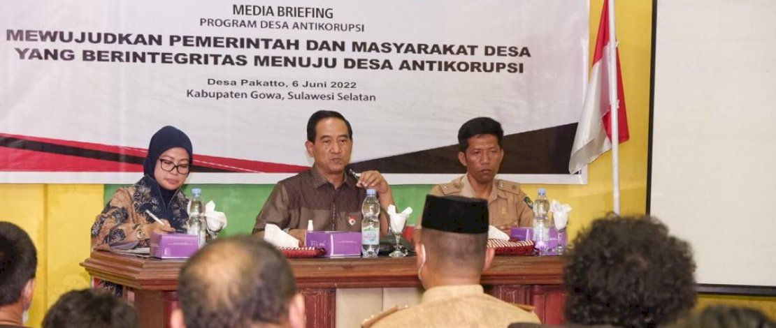 KPK Tunjuk Desa Pakkatto di Kabupaten Gowa Bakal Jadi Percontohan Desa Anti Korupsi&nbsp;