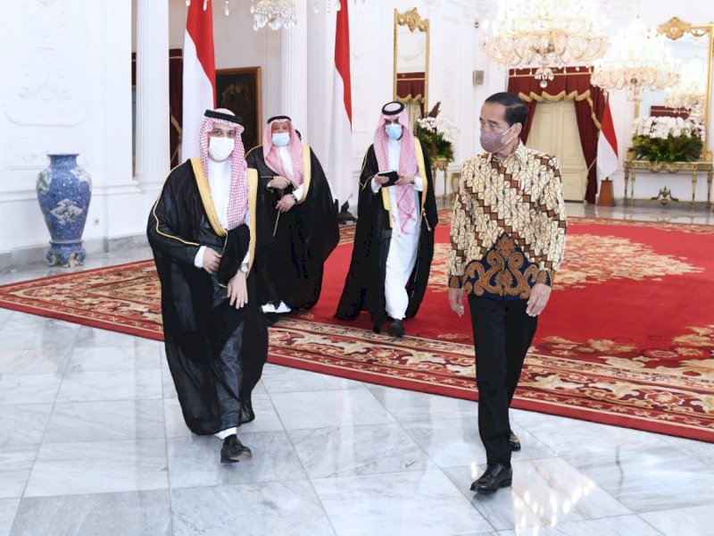 Menlu Arab Saudi Berkunjung ke Indonesia, Presiden Jokowi Bahas Haji hingga Ekonomi
