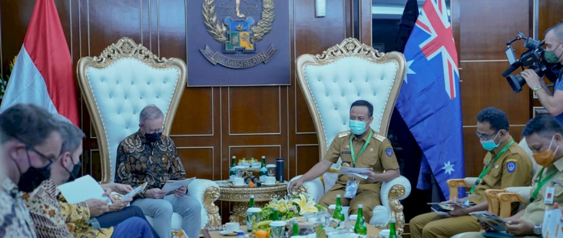 Dikunjungi PM Australia, Gubernur Paparkan Potensi Multisektor di Sulsel