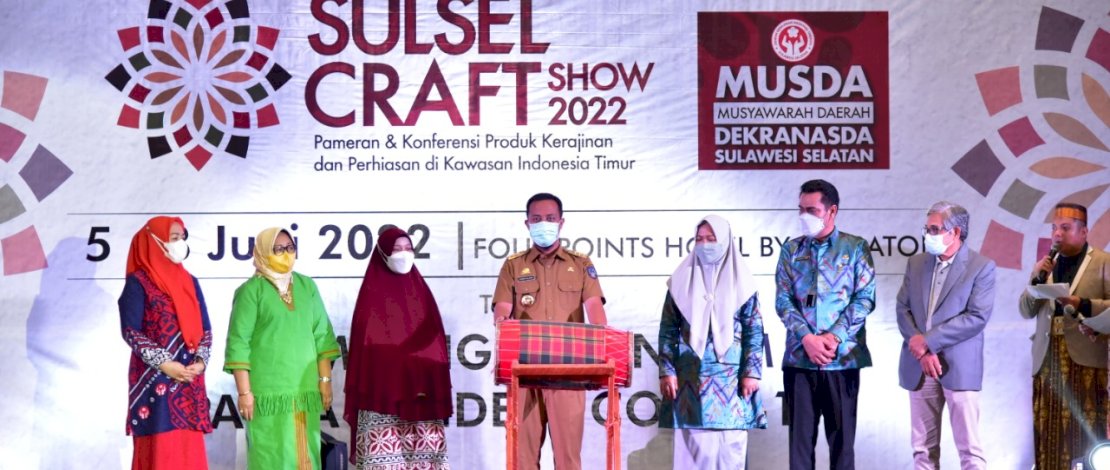 Gubernur Sulsel, Andi Sudirman Sulaiman, hadir membuka Musda Dekranasda, Selasa, 7 Juni 2022. Gubernur Sulsel, Andi Sudirman Sulaiman, hadir membuka Musda Dekranasda, Selasa, 7 Juni 2022.