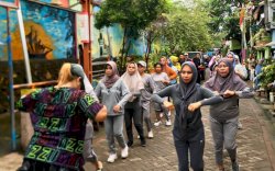 Antuasias, 100 Peserta SKL Bergabung di Lorong Wisata Kampung Buyang