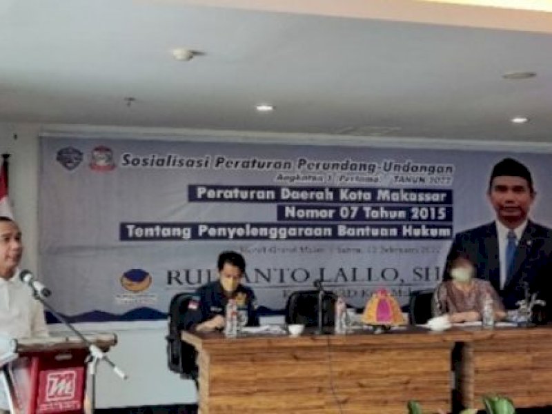 DPRD Makassar Sebut Seluruh Masyarakat Berhak Atas Akses Bantuan Hukum