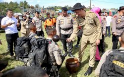 Bupati Gowa Hadiri Tradisi Pembaretan Bintara Remaja Ditsamapta Polda Sulsel
