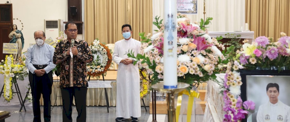 Walikota Danny Melayat, Sampaikan Duka Mendalam Wafatnya Pastor Felix Layadi 