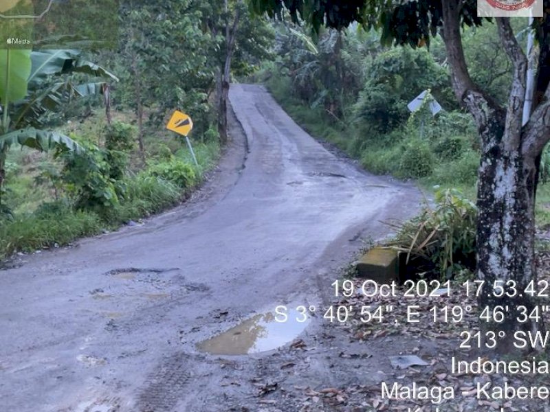 Rekonstruksi Jalan Sempit dan Menanjak di Poros Enrekang - Pinrang Dianggarkan Rp 18,2 Miliar 