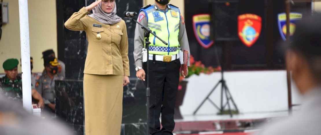 Jelang Operasi Patuh 2022, Jajaran Polres, TNI dan Pemda Luwu Gelar Apel Gelar Pasukan 