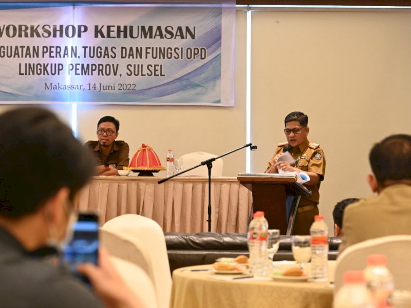 Gelar Workshop Kehumasan, Amson Padolo Harap Tiap OPD Miliki Humas Profesional