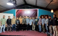 KPU- Bawaslu Lutra Nobar Peluncuran Tahapan Pemilu 2024