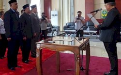 Lantik Pejabat Eselon II, Bupati Luwu Ingatkan Soal Loyalitas Pada Pimpinan