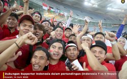 Hebohnya WNI di Kuwait Saksikan Timnas Menang  Lawan Nepal Di Babak Penyisihan Piala Asia