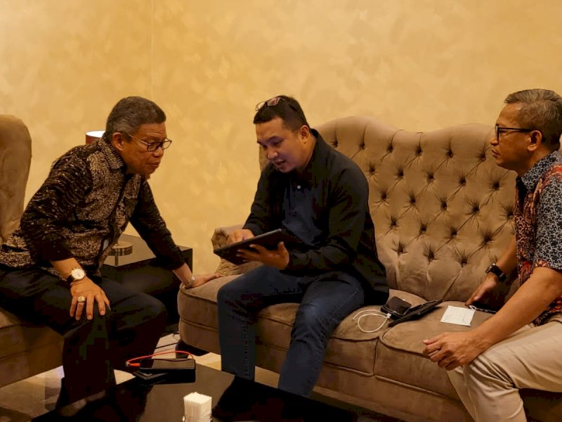 Taufan Pawe Dan Sadikin Aksa Bertemu, Bahas Komitmen PSM Makassar Bermarkas di Kota Parepare