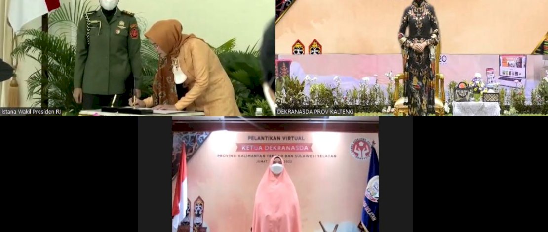Wury Ma'ruf Amin Lantik Ketua Dekransda Sulsel