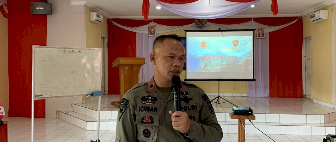 Pimpin Upacara Pembukaan Latihan Selam, Ini Arahan Danyon C 