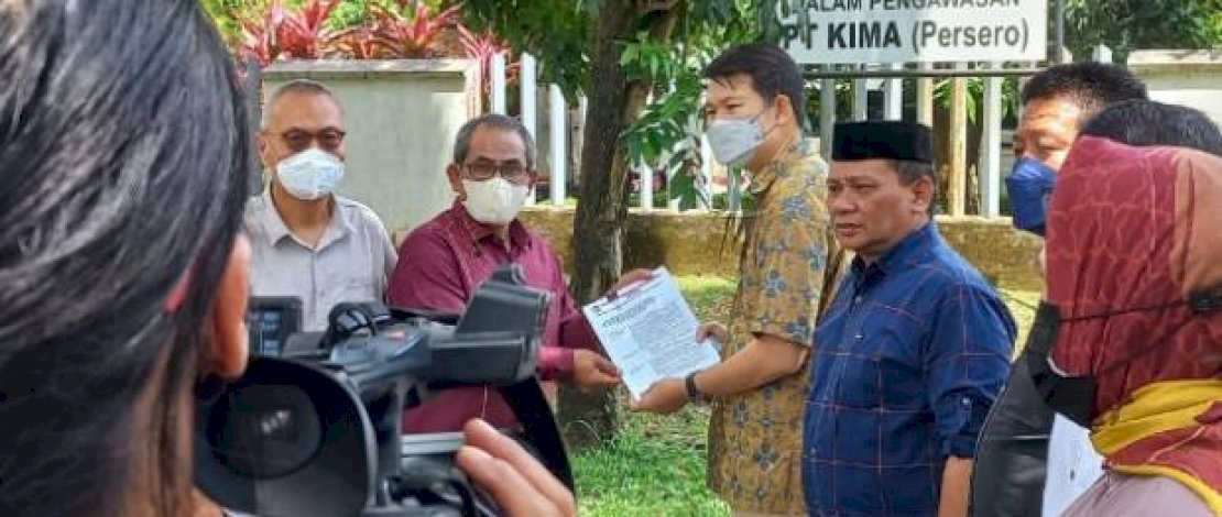Ketua Paguyuban Perusahaan KIMA Curhat Ke Dewan, Jemmy : Tidak Laksanakan Sila ke 5 Ketua Paguyuban Perusahaan KIMA Curhat Ke Dewan, Jemmy : Tidak Laksanakan Sila ke 5