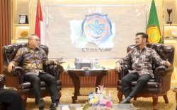 SYL Disambangi Mendag Zulhas di Kantor Kementan, Bahas Pangan Hingga Perlindungan Petani