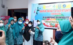 Cegah Stunting, Ketua PKK Takalar Launching Dashat di Kampung Berkualitas