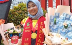Sosok Luthfania, Alumni HI Unhas Penerima Bidikmisi yang Lulus Cumlaude dengan IPK Sempurna