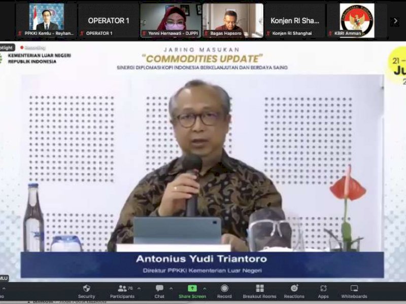 Kemenlu Dorong  Indonesia Jadi Pemain Utama Pasar Kopi Dunia