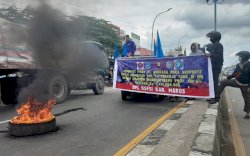 Bikin Macet, Ternyata Massa Aksi KSPSI Maros Tuntut APS  Hak Karyawan yang dpecat Rp1,4 M