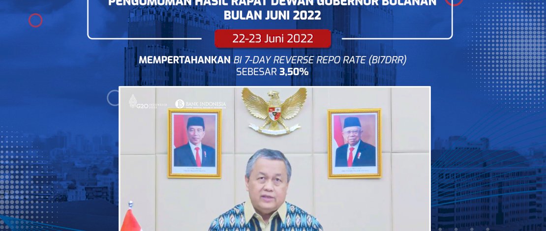 Jaga Satabilitas Inflasi dan Nilai Tukar Ruoiah, BI Tahan Repo Rate di Angka 3,50 %