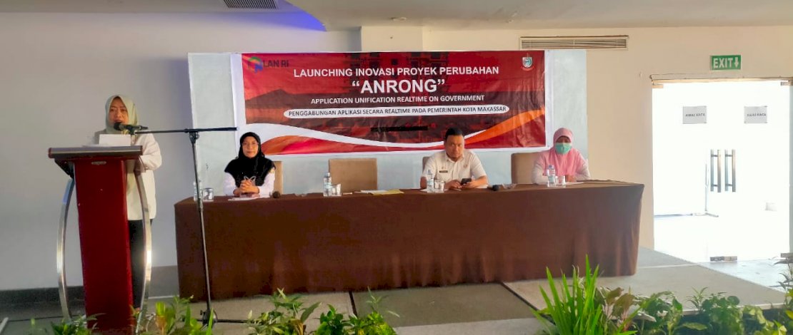 Kadis Kominfo Makassar Launching  ANRONG, Apa yah? 