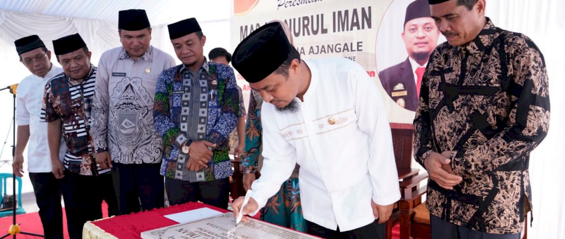Masjid Nurul Iman di Bone Diresmikan Gubernur Sulsel