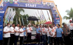 Dilepas Kapolda Sulsel, Kejurnas Benteng Kupa Rally Wisata and Fun Resmi Bergulir