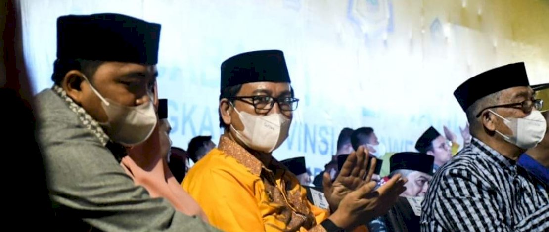 Wakil Bupati Suaib Mansur turut hadir memberikan dukungan moril dan semangat kepada Kafilah MTQ Kabupaten Luwu Utara.
