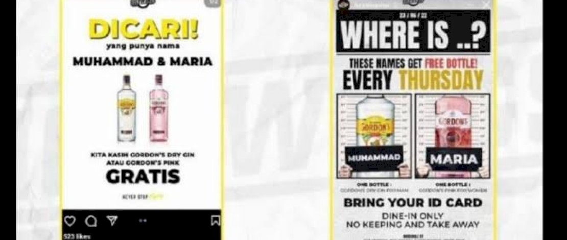 Keluarkan Promo Minuman untuk 'Muhammad' dan 'Maria', Hollywings  Tersandung kasus Hukum