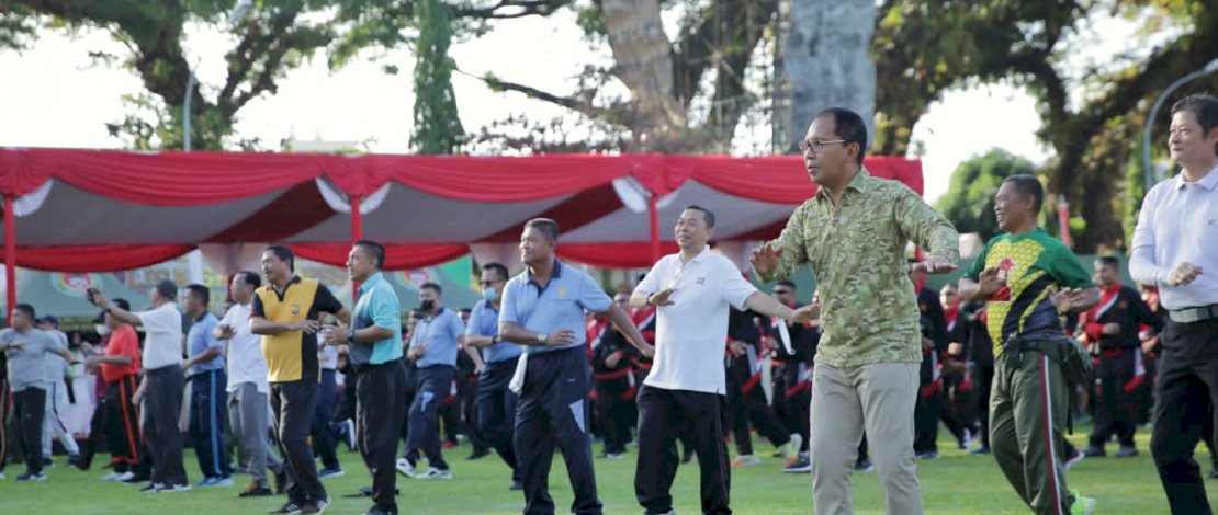 HUT Bhayangkara ke 76, Danny Sebut TNI- Polri Terdepan Bantu Atasi Pandemi 