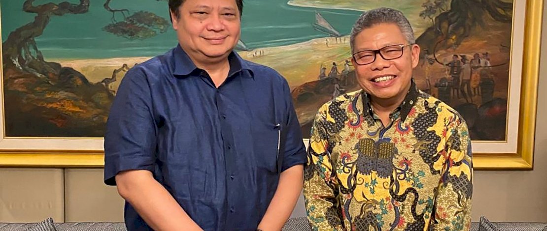 Airlangga Hartarto Apresiasi Taufan Pawe Atas Pelaksanaan Liga Beringin Sulsel